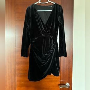 Zara Velvet Black Dress